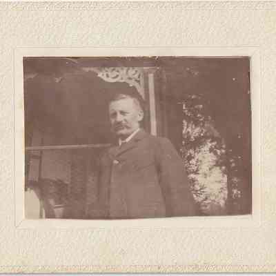 Thomas H. Williams: front of photograph with frame/mount