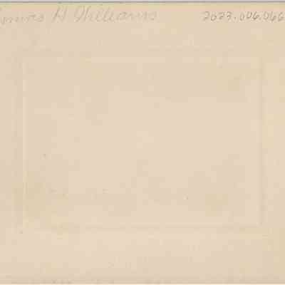 Thomas H. Williams: back of photograph - "Thomas H. Williams"