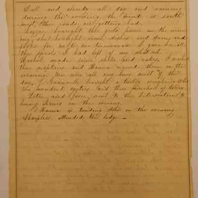 2. 1871 Abigail Thatcher Worrall Journal Entries (1/2)