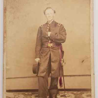Amy H. Williams Manuscript Collection/Elwood Huntsman, Union Soldier in uniform, circa 1860s