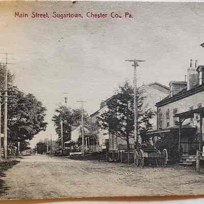 Williams Family Manuscript Collection/Postcard of Sugartown, PA 1900s