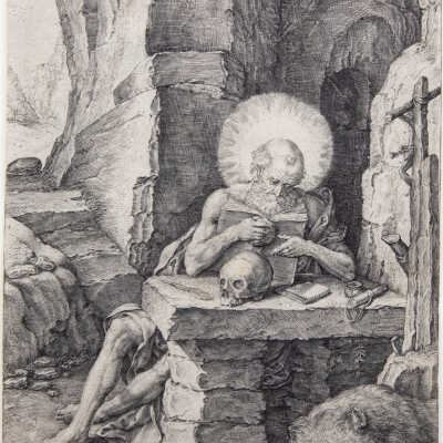 Saint Jerome in a Cave