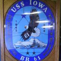 Stained Glass Front of Chaplain