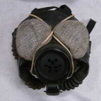 US Navy Gas Mask Mark IV, Bag, and Fogpruf Paste