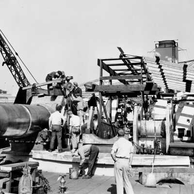 2C Iowa fitting out - Brooklyn Navy Yard - August 1942 through January 1943 folder thumbnail.
