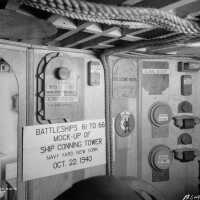 Iowa Class BB-61 through BB-66 builders mock-up of the conning tower - October 22, 1940 - F1111C49