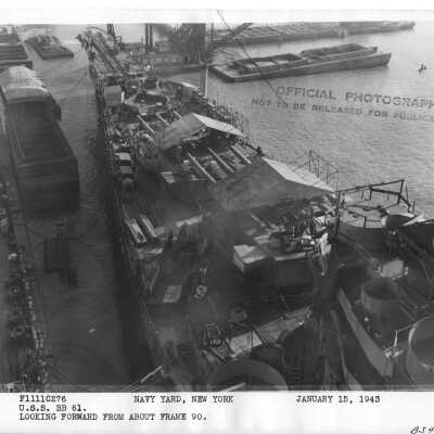 2C Iowa fitting out - Brooklyn Navy Yard - August 1942 through January 1943 folder thumbnail.