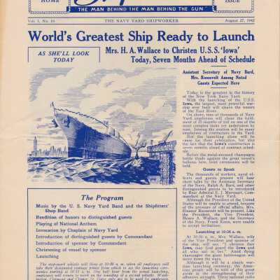 2B launch day - Brooklyn Navy Yard, New York - August 27, 1942 folder thumbnail.