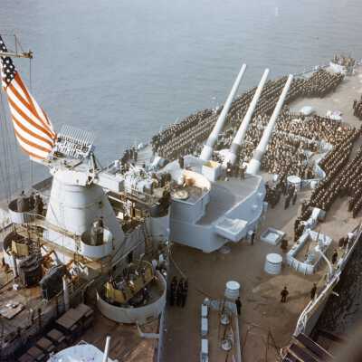 2D USS Iowa BB-61 Commissioning Ceremony - February 22, 1943 folder thumbnail.
