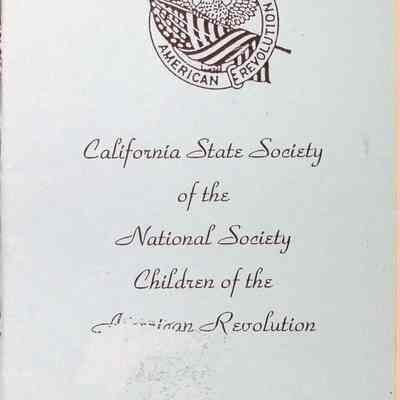 CSSNS Children of the American Revolution 1997-1998