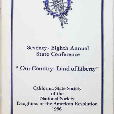 State Conference Program,1986