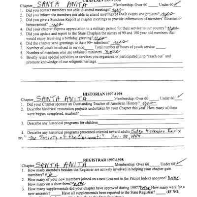 CSSDAR Master Questionnaire 1997-1998