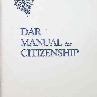 DAR Manual For Citizenship