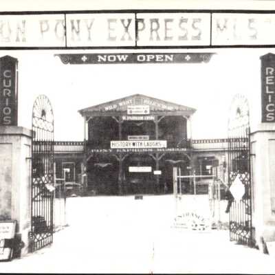 Front Gates of the Pony Express Museum, CA