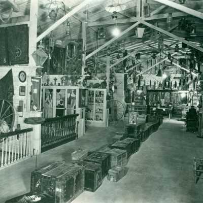 Western Memorabilia in Parker Lyon's Pony Express Museum, c 1950s