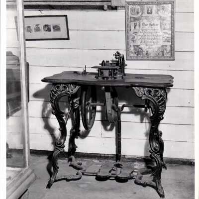 Sewing Machine On Display at the Pony Express Museum, CA