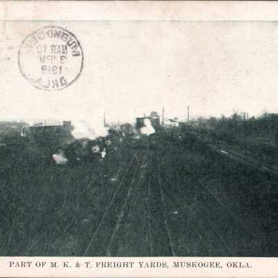 Part of M. K. & T. Freight Yards, Muskogee, Okla.
