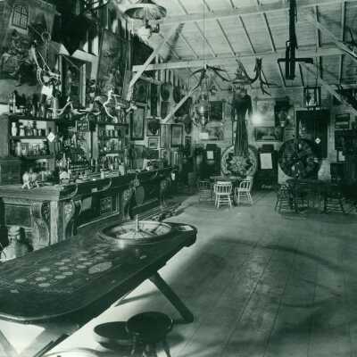 Western Memorabilia in Parker Lyon's Pony Express Museum, c 1950s