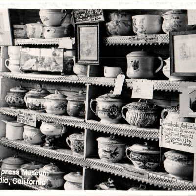 Pony Express Museum Ceramic Pot Exhibit