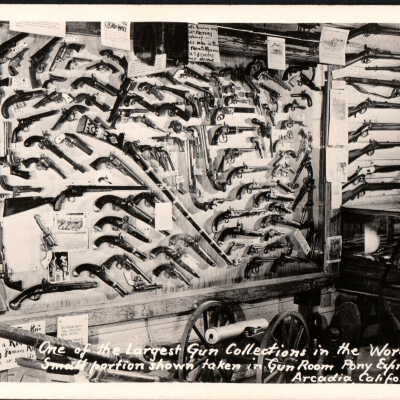 The "Gun Room" at the Pony Express Museum