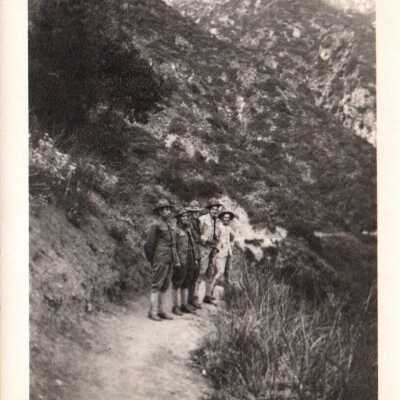 Soldiers Hiking in the San Gabriel Mountains