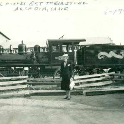 Parker Lyon's Pony Express Museum in Arcadia, 1939