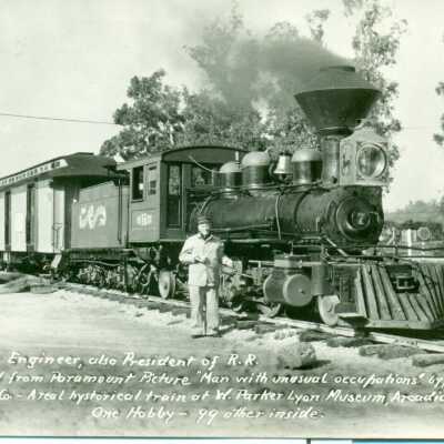 Train engine at the Pony Express Museum