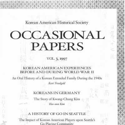 Occasional Papers, Vol. 3