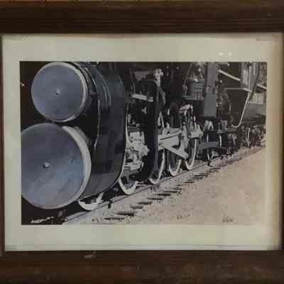 Framed photograph by H. Pather of the Train