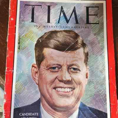 Time Magazine November 7, 1960 - John F Kennedy Candidate