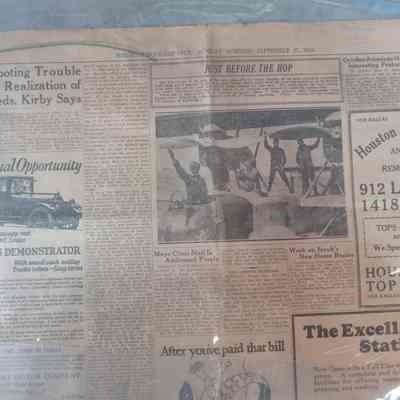 Houston post 9/1925 Over-Shootin trouble.....Kirby says