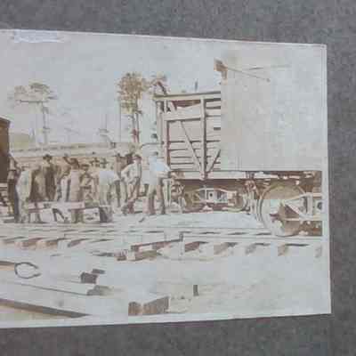 Photo of Workers in Railroad Yard in Silsbee, Texas