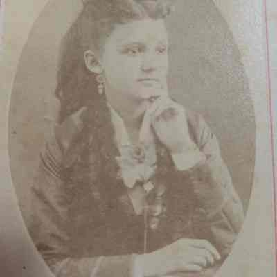 Tin Type of Young Woman