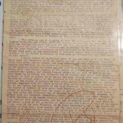 Note 4 for $666.66 for Land Purchase from Southeastern Settlement and Development Company by R L Weathersby dated June 24. 1922