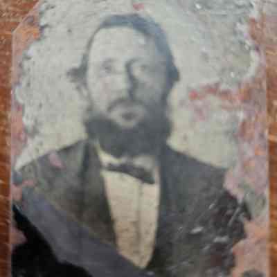 Tin Type Man with Beard