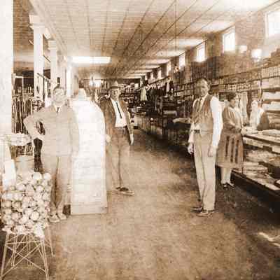 Photo of inside of J N Collier Store