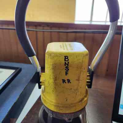 Yellow BNSF Lantern