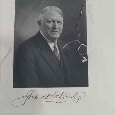 Photo of John H Kirby signed - 2nd copy