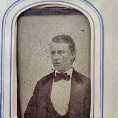 Tin Type - Young Man in Suit