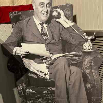 Franklin Roosevelt life size cut out