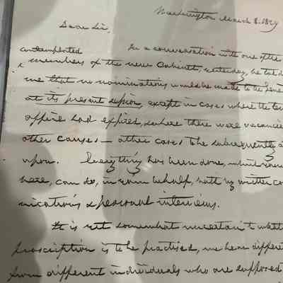 Congressional letter, Nathaniel Silsbee, March 8, 1824