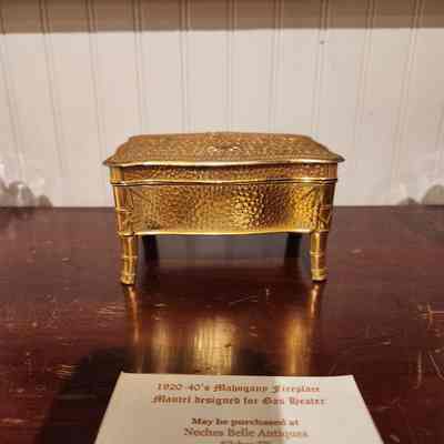 Small Gold Jewelry Case