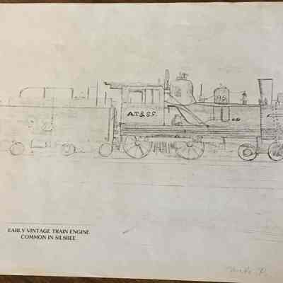 Early Vintage Train Engine Common in Silsbee (Wade Paul)(9/12)