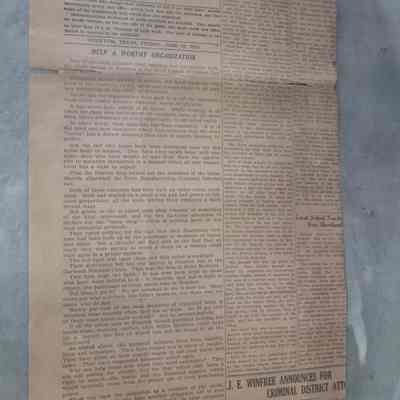 Houston labor journal 6/1926 JH Kirby praised as legislative representative