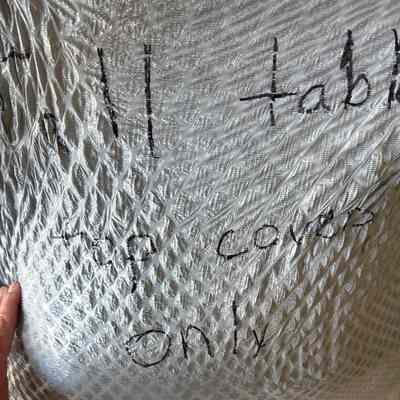 Black Tall Table Top Covers