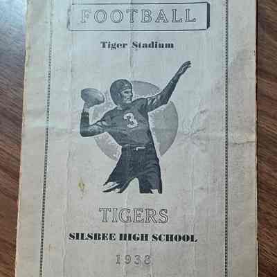 Football Program - Silsbee HIgh School - 1938
