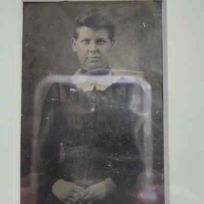 Tin Type Woman with Lace Collar