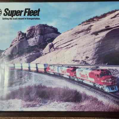 Super Fleet - framed poster