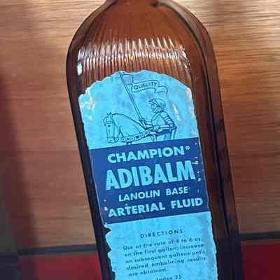 Embalming fluid
