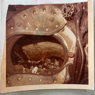 Photo of Train Engine Boiler by W C Roy